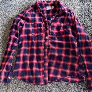 xs long sleeve flannel